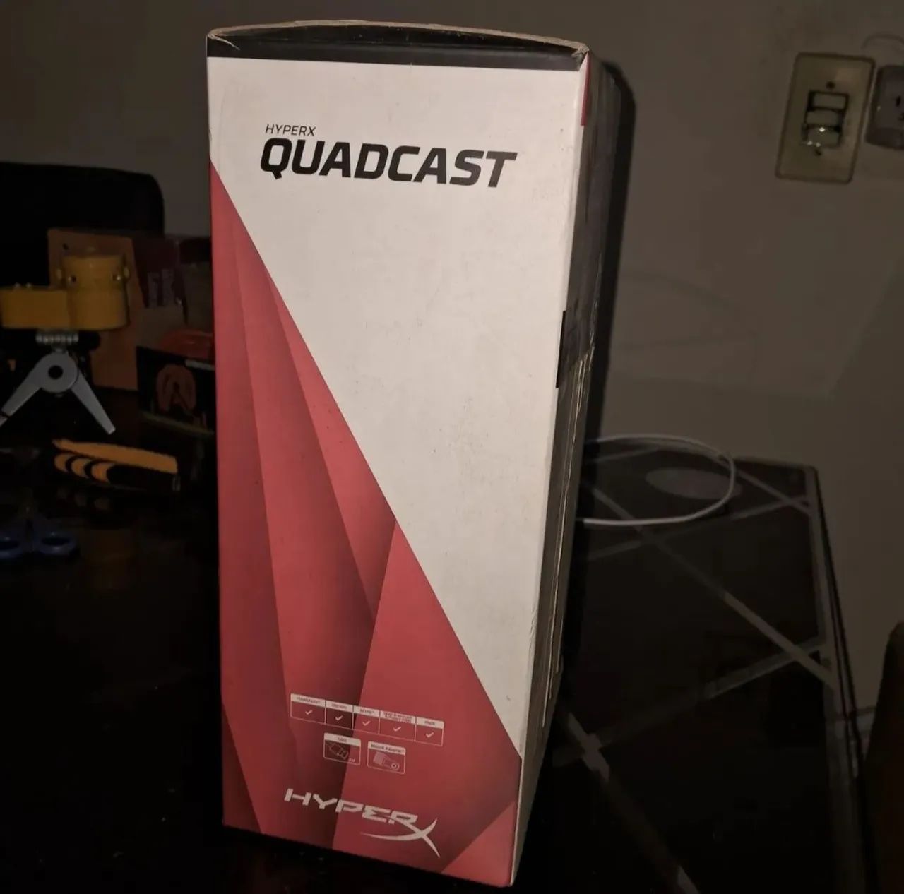 Microfone Hyperx Quadcast + Espuma - Foto 3