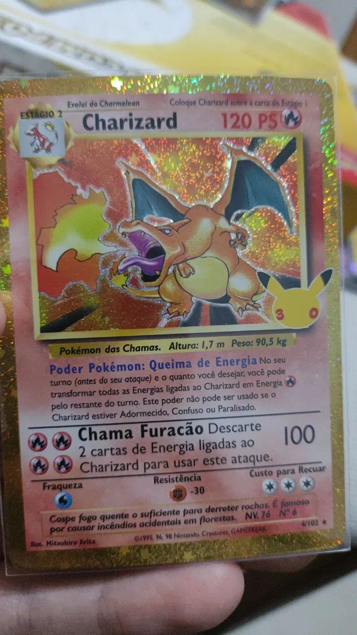Charizard - Carta Pokémon 30 Anos 