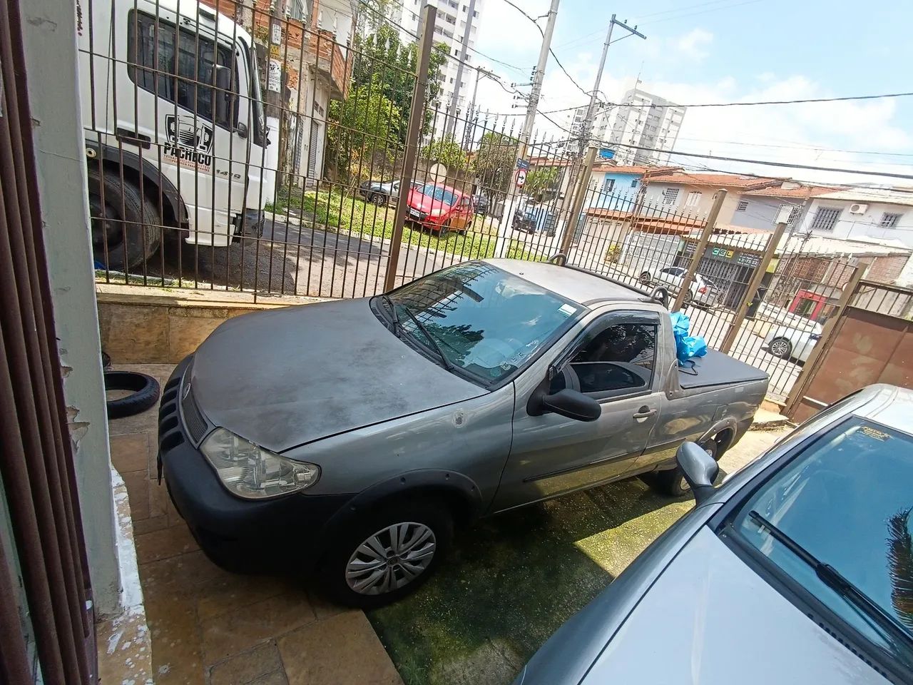 Carreto transporte pickup Strada aberta 