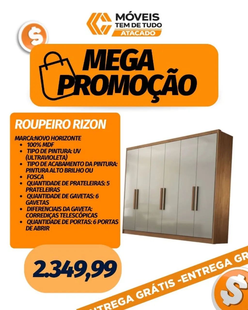 MEGA OFERTA ROPEIRO RIZON