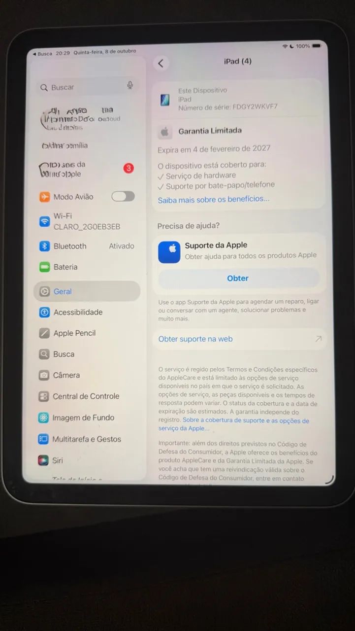 iPad Apple A16 11ª GERAÇÃO - 128 GB - Wi-Fi  - Foto 5