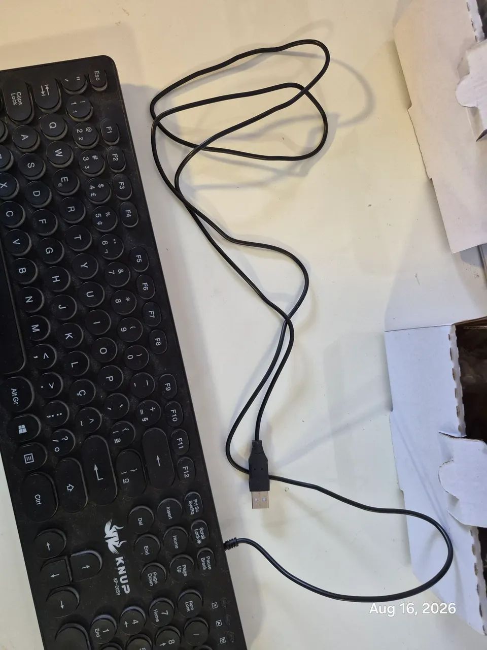 Teclado Knup ABNT2 com LED USB - Foto 2