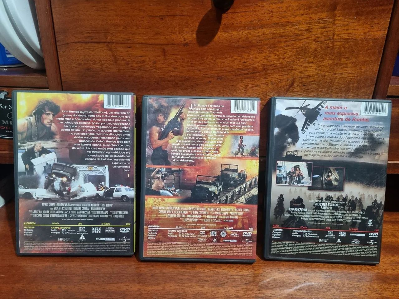Triologia em dvd originais do Rambo - Foto 2