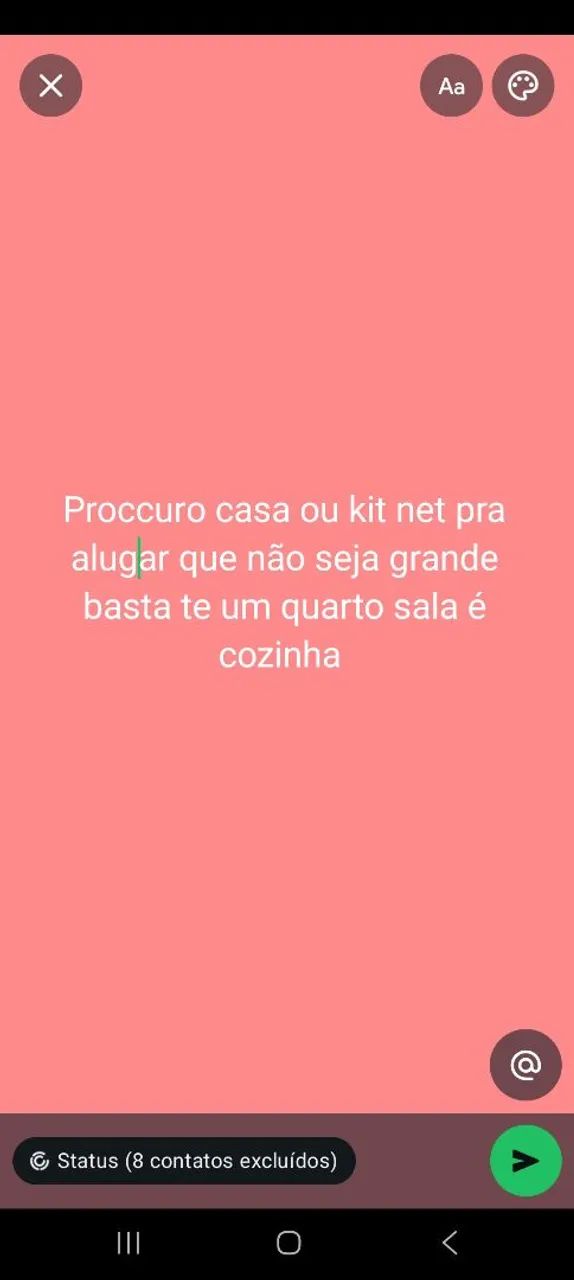Casa ou kitnet pra alugar 