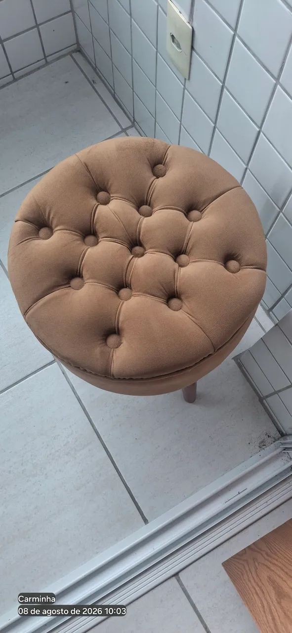 Pufe suede 45×40cm - Foto 2