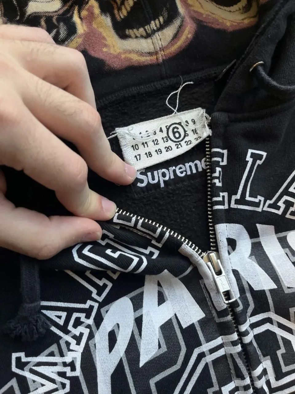 moletom supreme x maison margiela - Foto 3