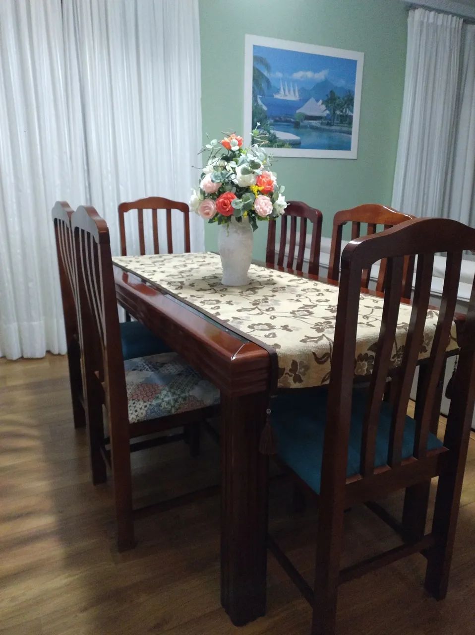 Mesa de jantar com 6 cadeiras - Foto 2