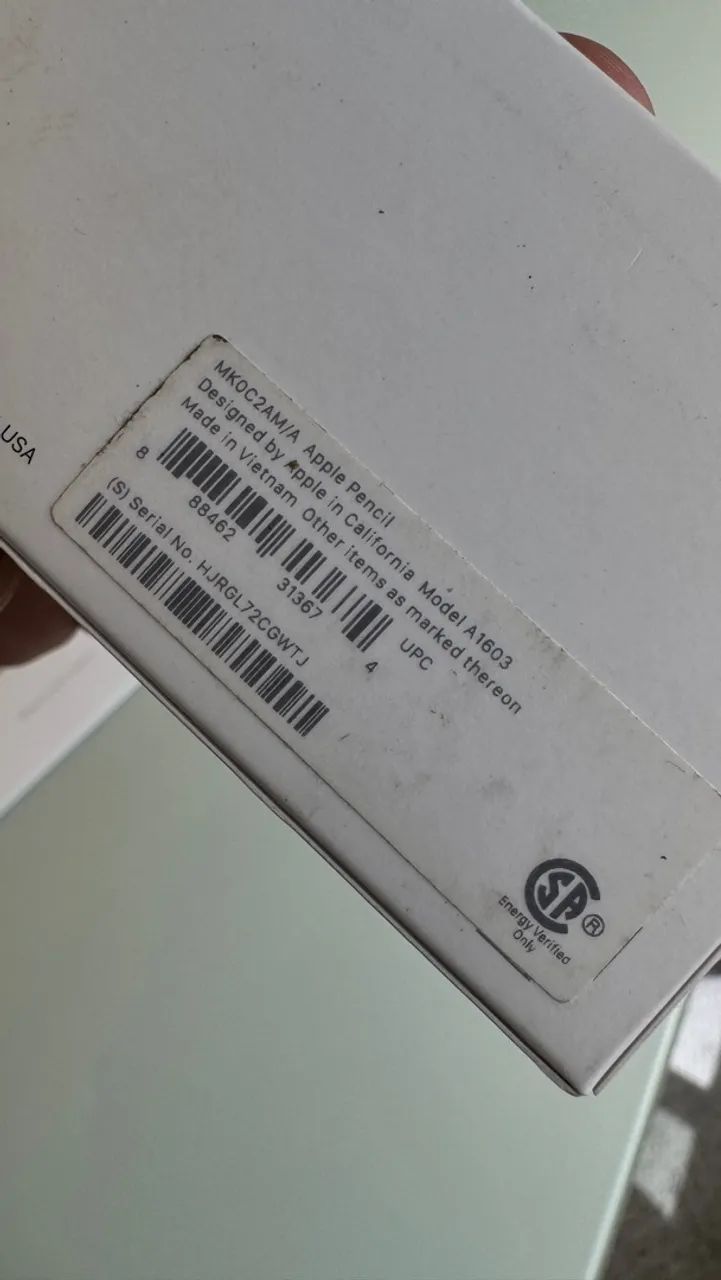 Apple Pencil 1ª Geração Original - A1603 - Com Caixa e Acessórios - Foto 2