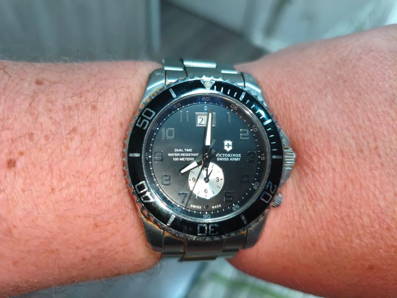 Relógio Victorinox Swiss Army Dual Time Maverick - Acessórios