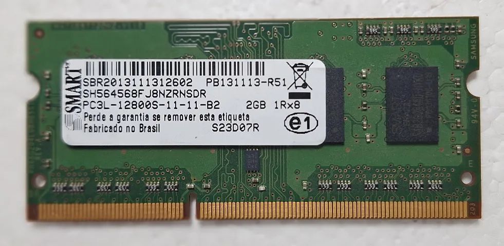 Memória para Notebook 2 GB - Marca Samsung 