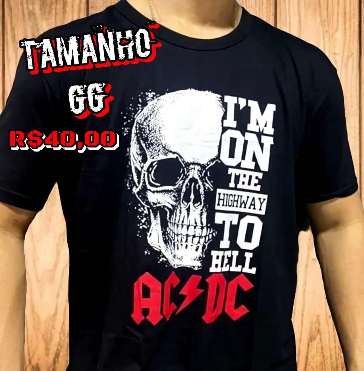 Camisa de banda 
