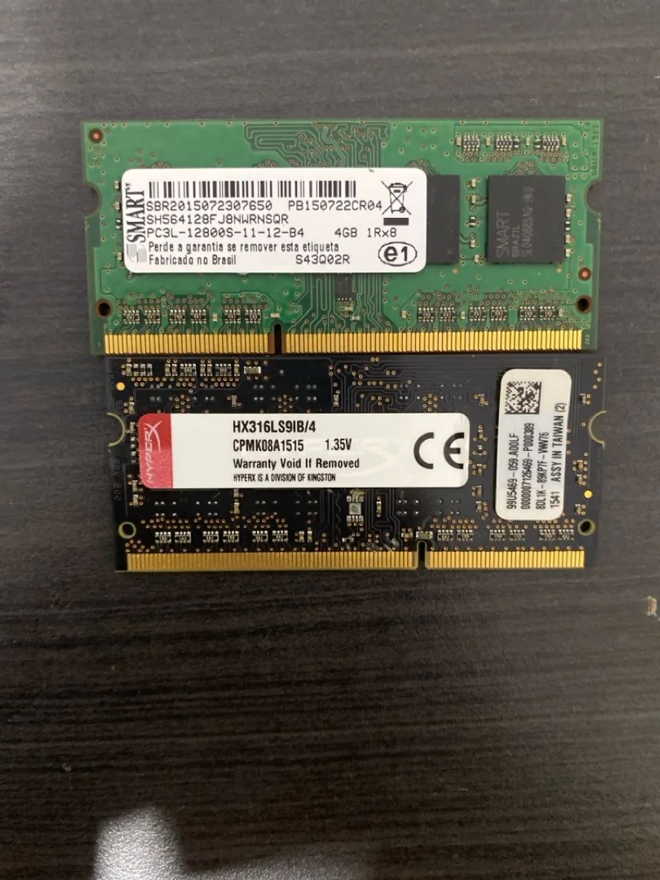  memória RAM para notebook