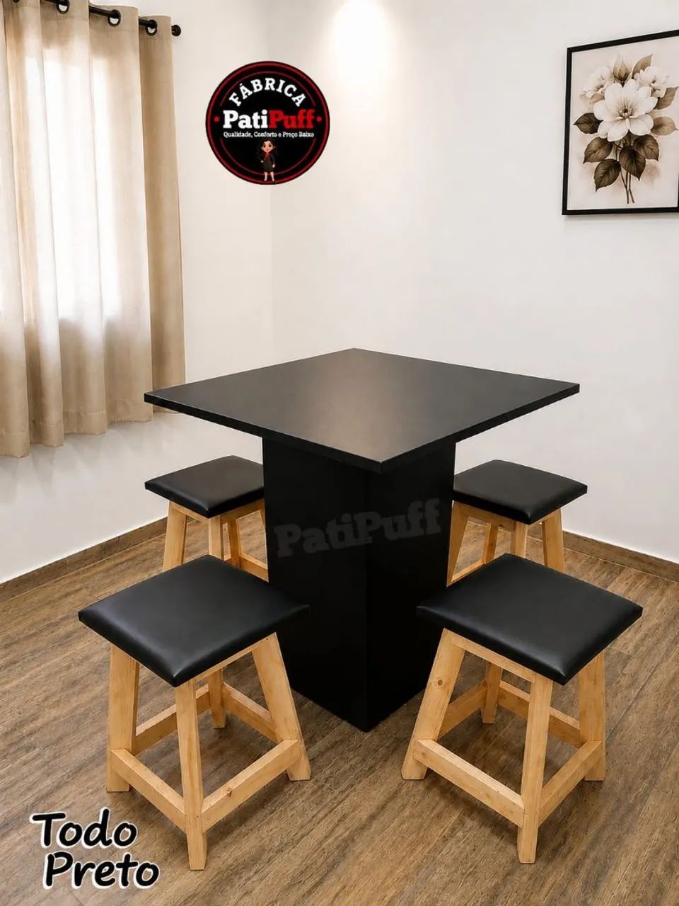 Mesa com 4 Banquetas  - Foto 4
