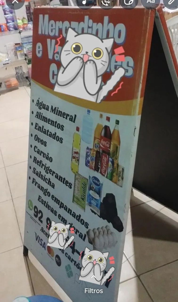 Cavalete de comércio  - Foto 2