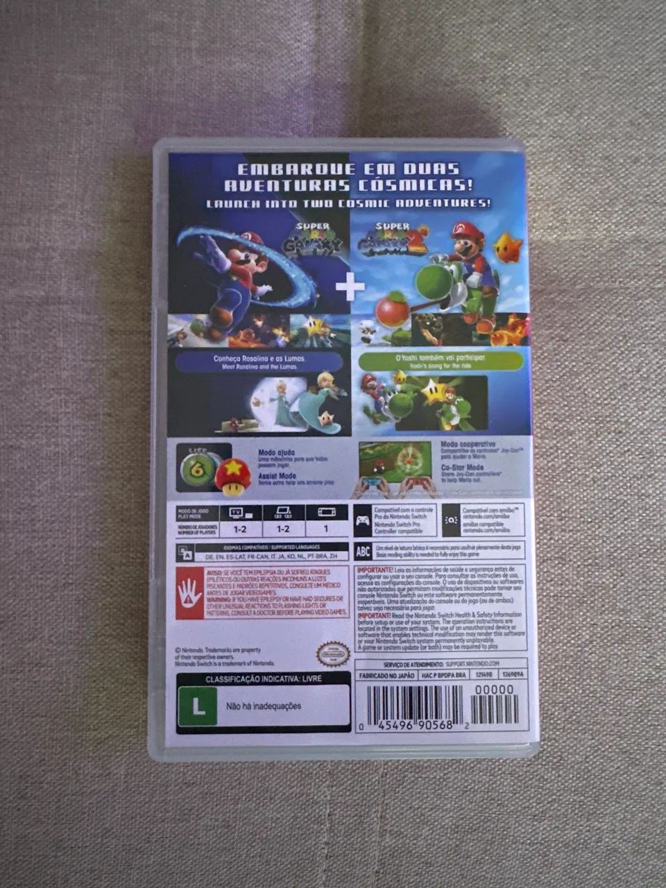 Jogo Super Mario Galaxy + Super Mario Galaxy 2 - Nintendo Switch (Lacrado) - Foto 2