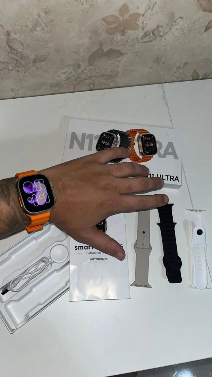 Smartwatch N11 Ultra Nfc Whatsapp Android IOS 4 - Foto 4