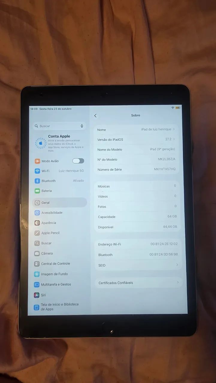Ipad Geração 9° 64gb - Foto 2
