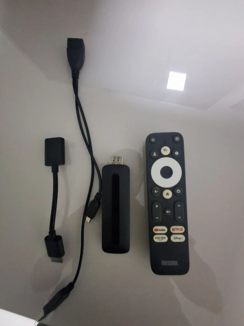 Mecool KD3 Android TV Stick - Smart TV Oficial - Completo - Foto 3