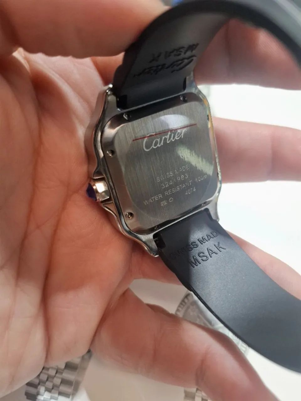 Relógio CARTIER SANTOS DUMONT 40 MM - AUTOMÁTICO  - Foto 4