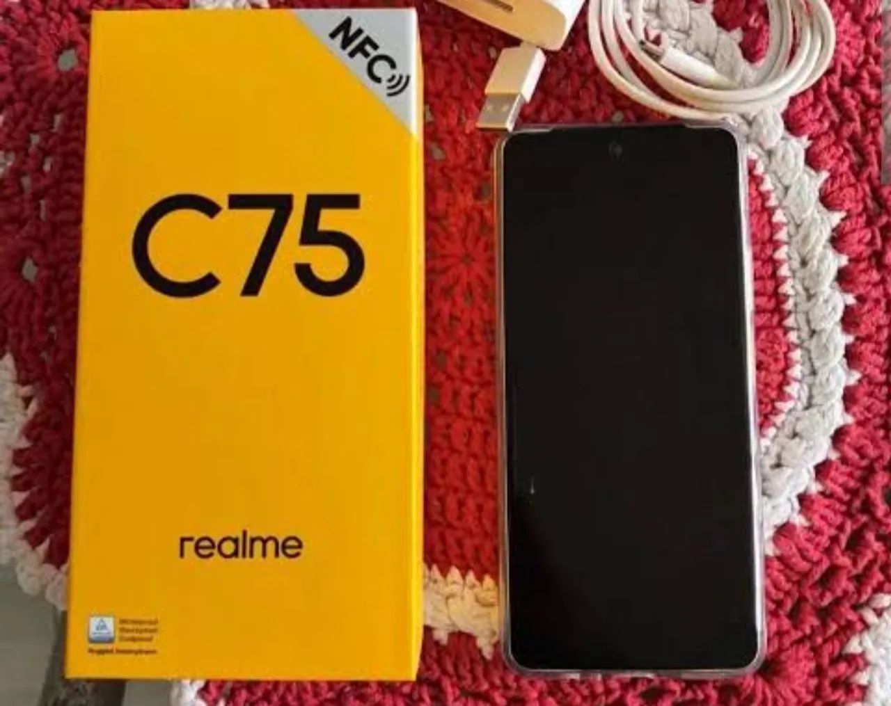 Celular c75realme 256 gb vermelho ruby - Foto 2