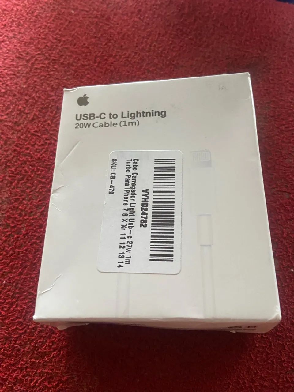 USB-C Lightning Cabo pra Iphone  - Foto 2