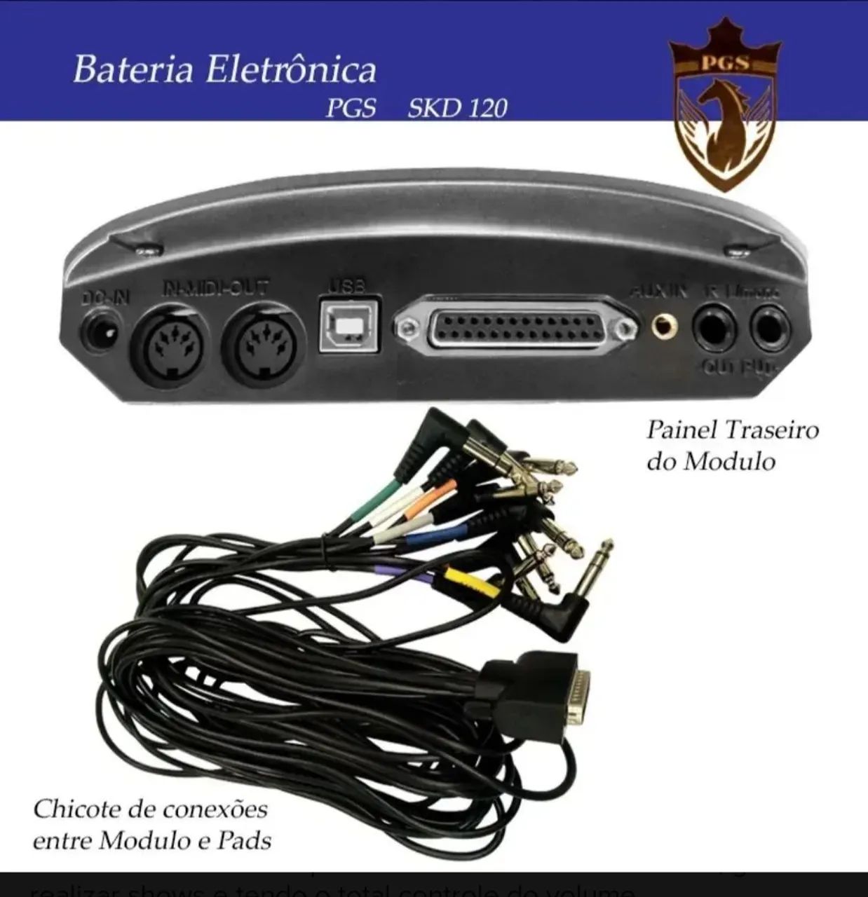 Bateria Eletrônica PGS Tech  - Foto 5