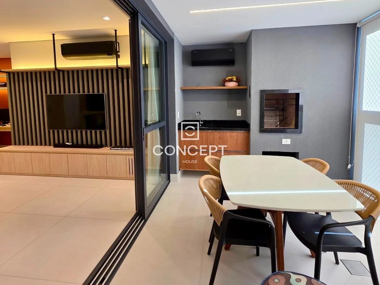 APARTAMENTO MOBILIADO 3 SUÍTES EDIFÍCIO ÉVORA - JARDIM DAS AMÉRICAS - Foto 5