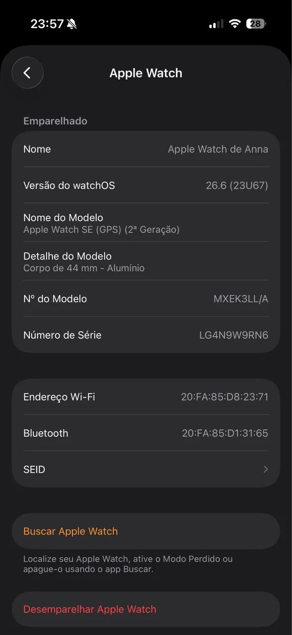 Apple watch SE 2 geraçao 44mm - Foto 2