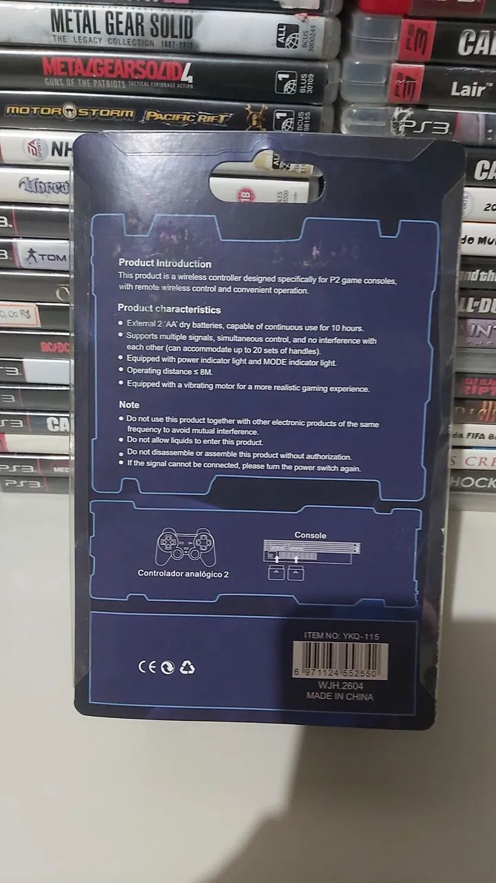 Manete sem fio ps2 - Foto 2