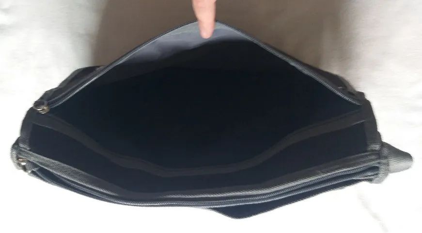 Bolsa reforçada para notebook, marca xs (x-sports by chenson), acolchoada, cor pre - Foto 3