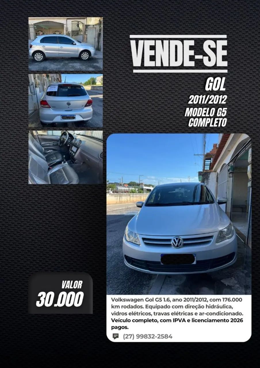 Volkswagen Gol 1.6 8V FLEX 2012