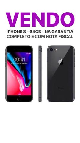 Vendo IPhone 8 64GB na Garantia