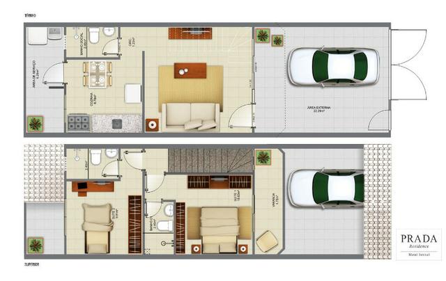 Linda casa duplex fino acabamento em Itaguaí-Caixa reduziu juros 50% - Foto 2