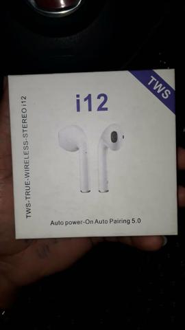 Fone via bluetooth i12s tws