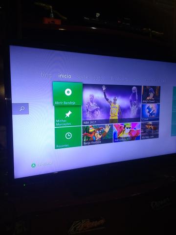 Vendo Xbox 360 completo (leia a descrição) baixei oh preço pra vender logo