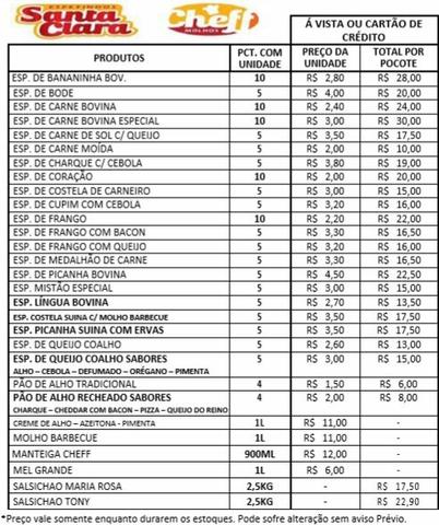 Os melhores espetinhos da região