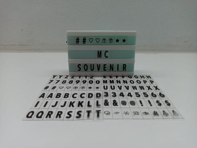 Mini Letreiro Luminária Led Message Light Box Quadro - Foto 4