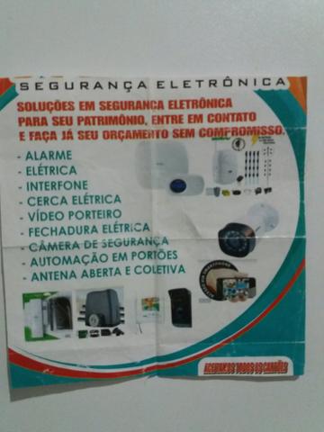 Segurança eletrônica manutenção predial e antenista