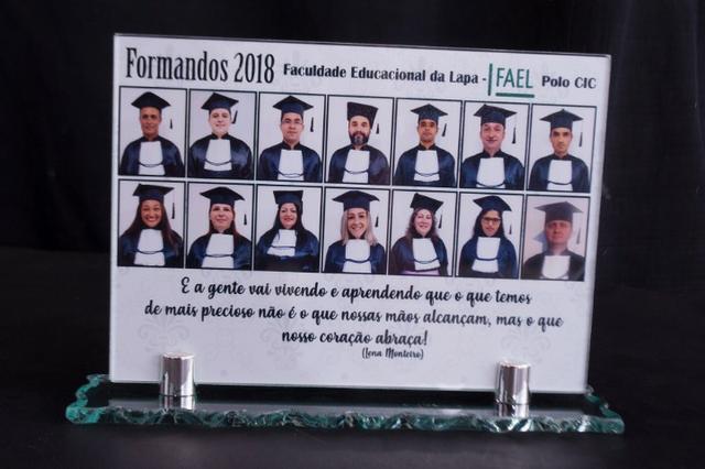 Lembrança quadro de formatura