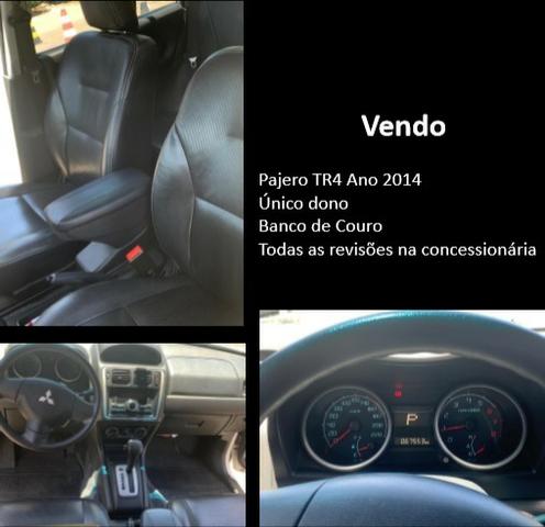 Pajero TR4 Ano 2014 - Único dono - Banco de Couro - Todas as revisões na concessionária