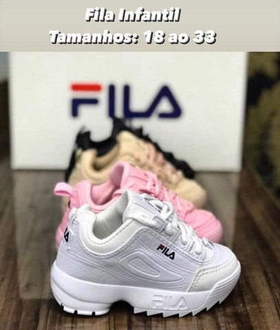 fila disruptor infantil