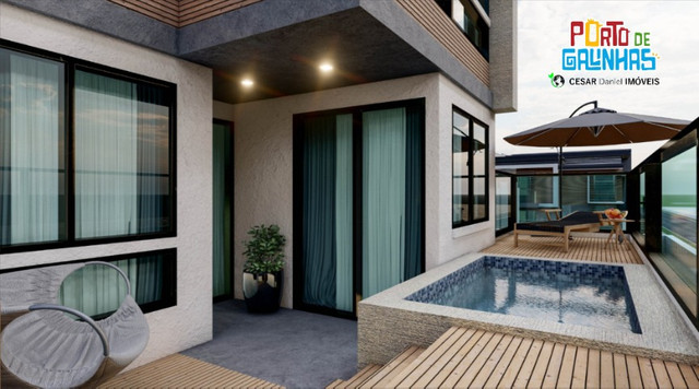 Flat em Porto de Galinhas | 1 Quarto | 30m² | 100m do Mar - Foto 6