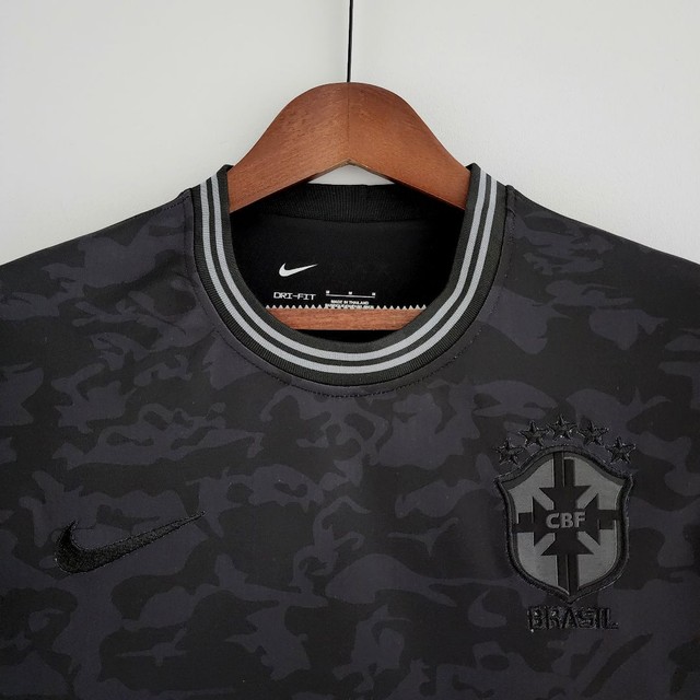Camisa Brasil Edição Especial All Black 2022 - Foto 2