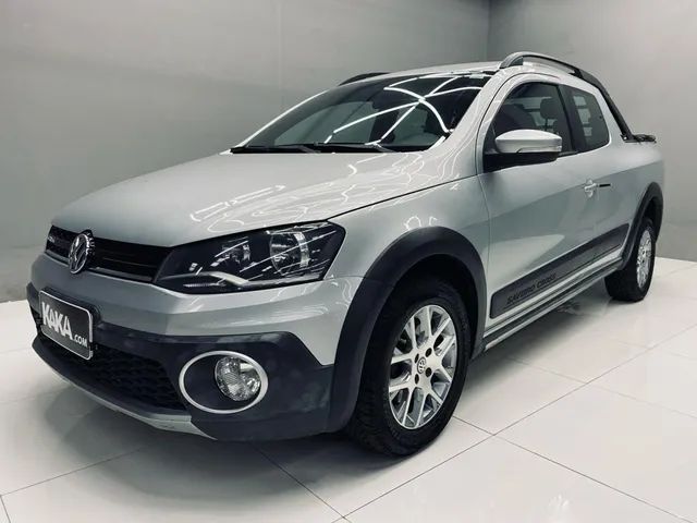 VW - Volkswagen Saveiro Cross 1.6 16v C.D. Prata 2021 - Corumbá