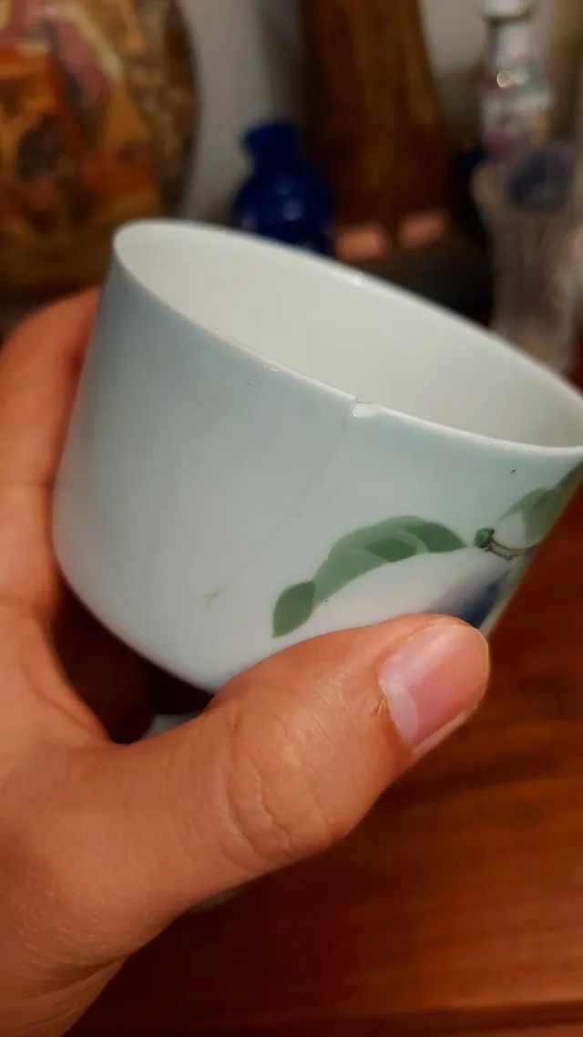 Trio de xícaras para chá Tcheca (detalhes na borda) - Foto 6