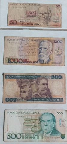 Lote com 26 notas antigas  - Foto 2