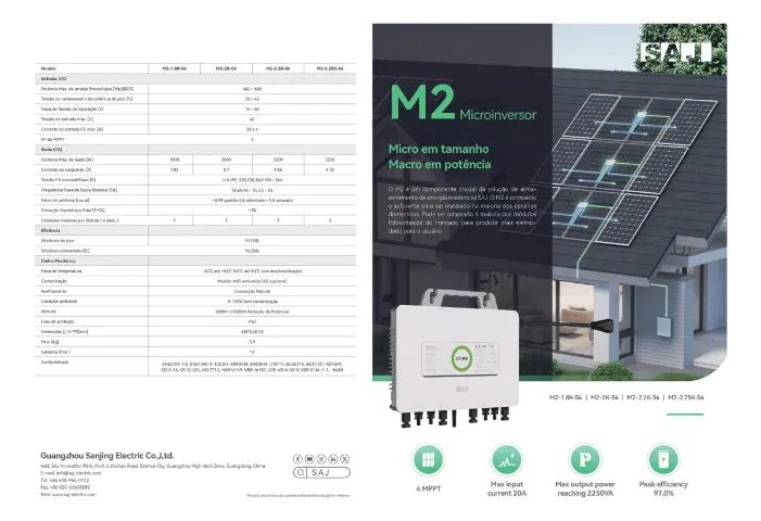 MICRO-INVERSOR SAJ 2,25KW PROMOÇÃO DE R$ 1789 - Foto 4