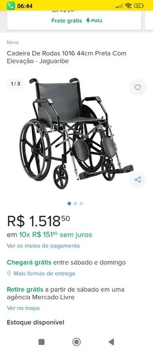 Vendo cadeira de rodas  - Foto 4