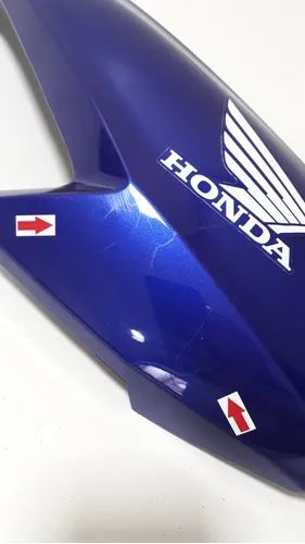 Carenagem Aba Tanque Cg 160 Fan 22/23 L/d Orig Avaria 33911 - Foto 3