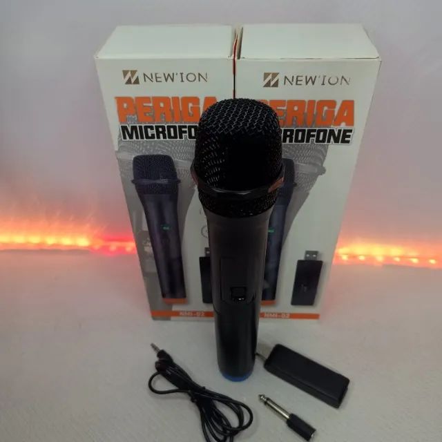 Microfone sem fio Karaokê - Entrego - Foto 4